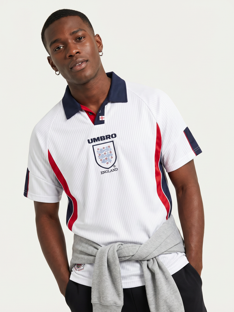 England 1998 Home Retro — The France 98 Classic in White - Image 8