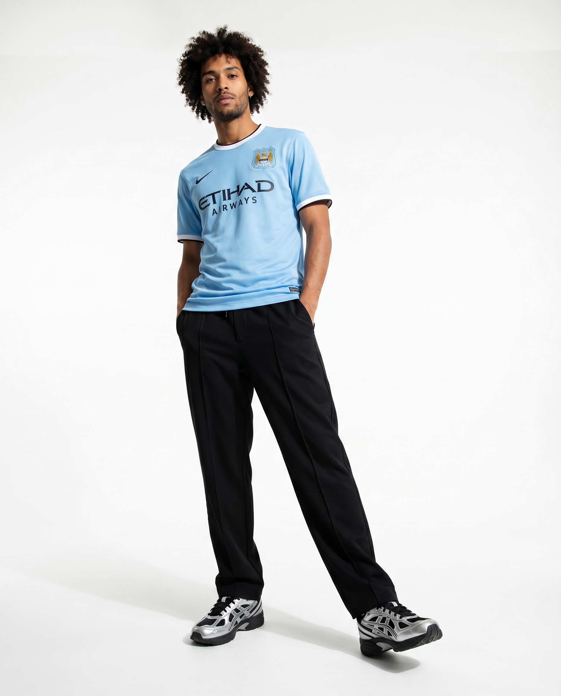Manchester City 13/14 Heimtrikot Retro — Pellegrinis Premier League Champions - Gallery 2