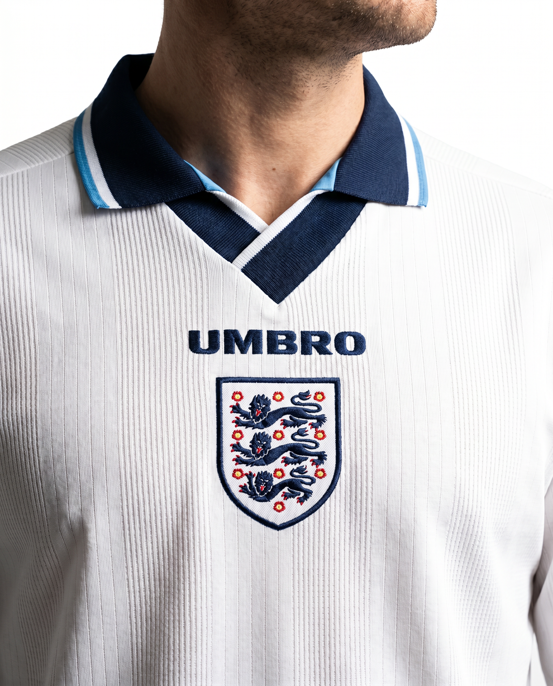 England 1996 Retro Heimtrikot – Ruhm der Euro 96 - Gallery 2