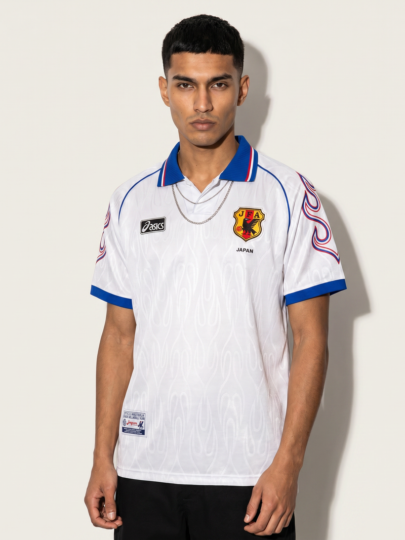 Japan 1998 Away Retro — Iconic Flame Kit WC France - Image 1