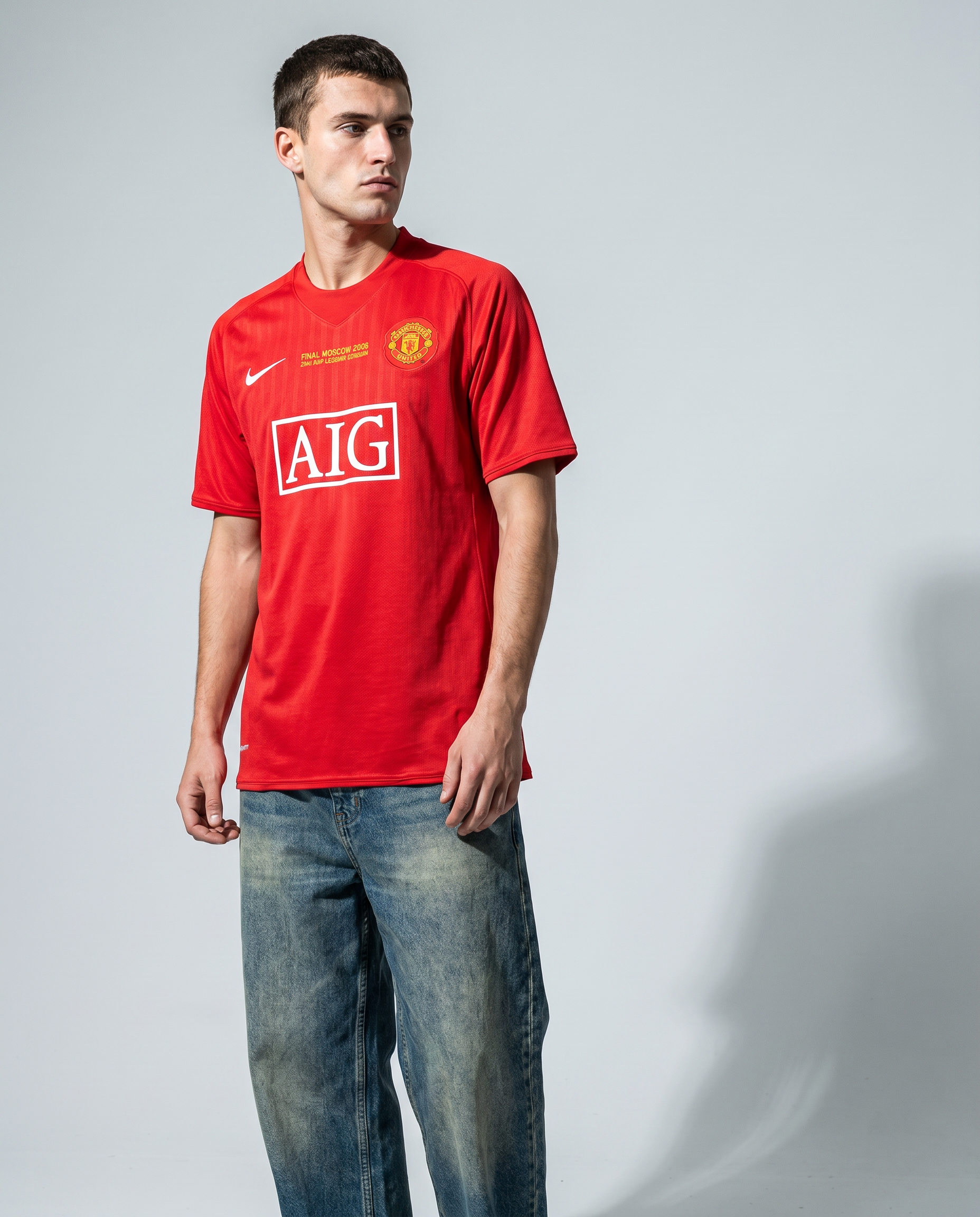 Manchester United 2007/08 Home Retro Jersey - Moscow Final - Gallery 4