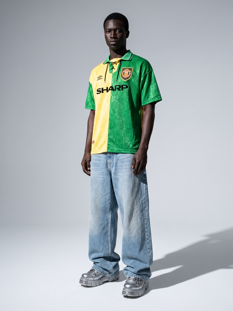 Manchester United 1992/94 Third Retro Jersey - Newton Heath - Image 2