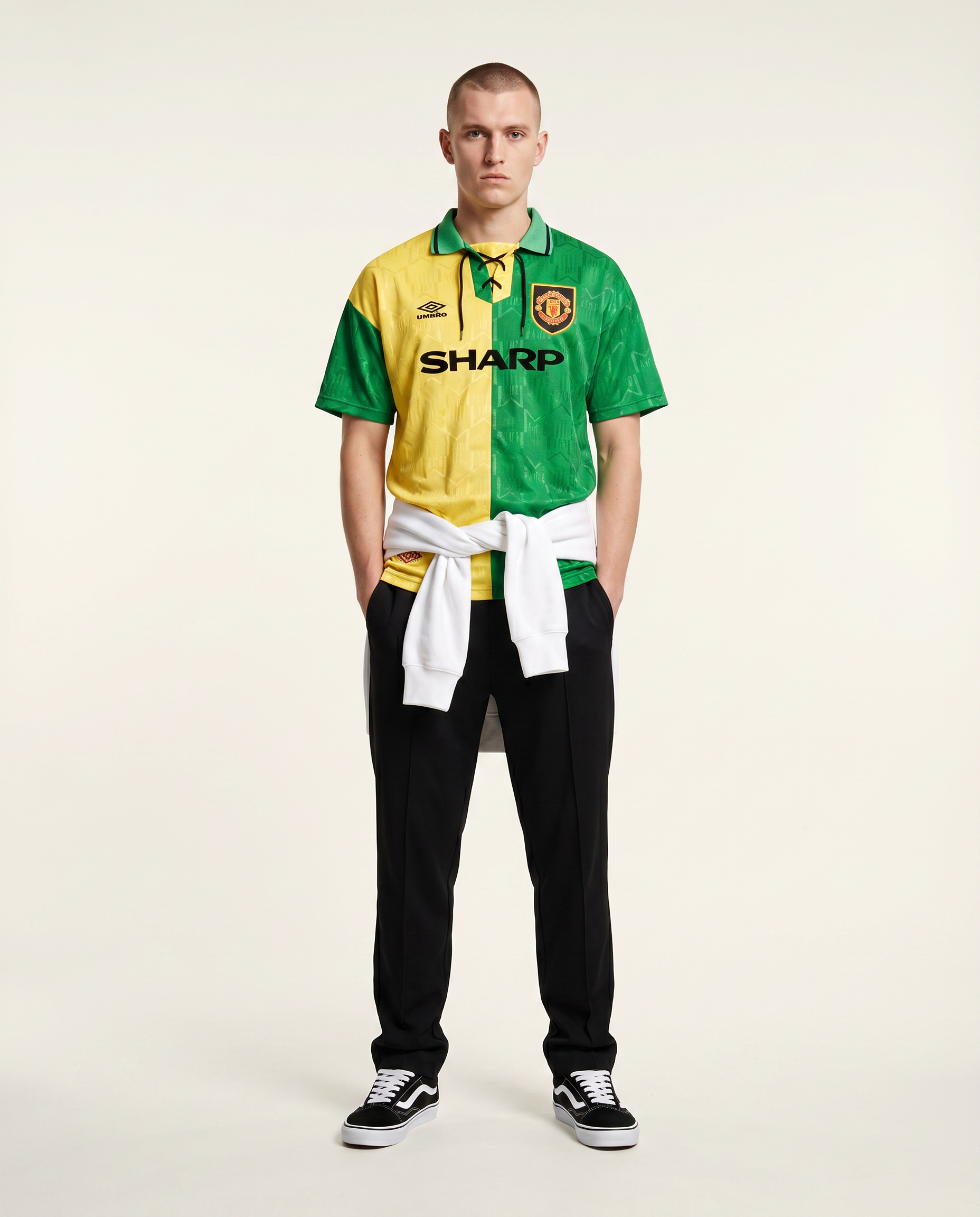 Manchester United 1992/94 Third Retro Jersey - Newton Heath - Gallery 4