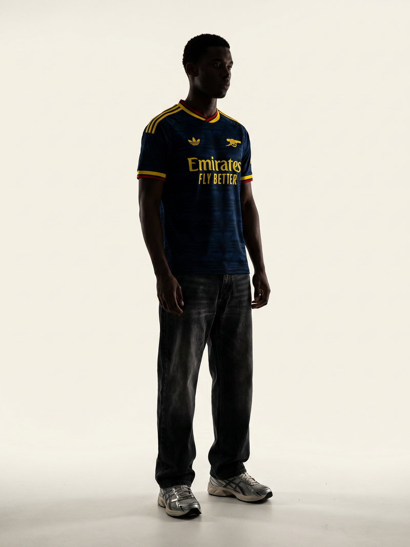 Arsenal Third Kit 25/26 - Navy & Gold Player Version - Image 4