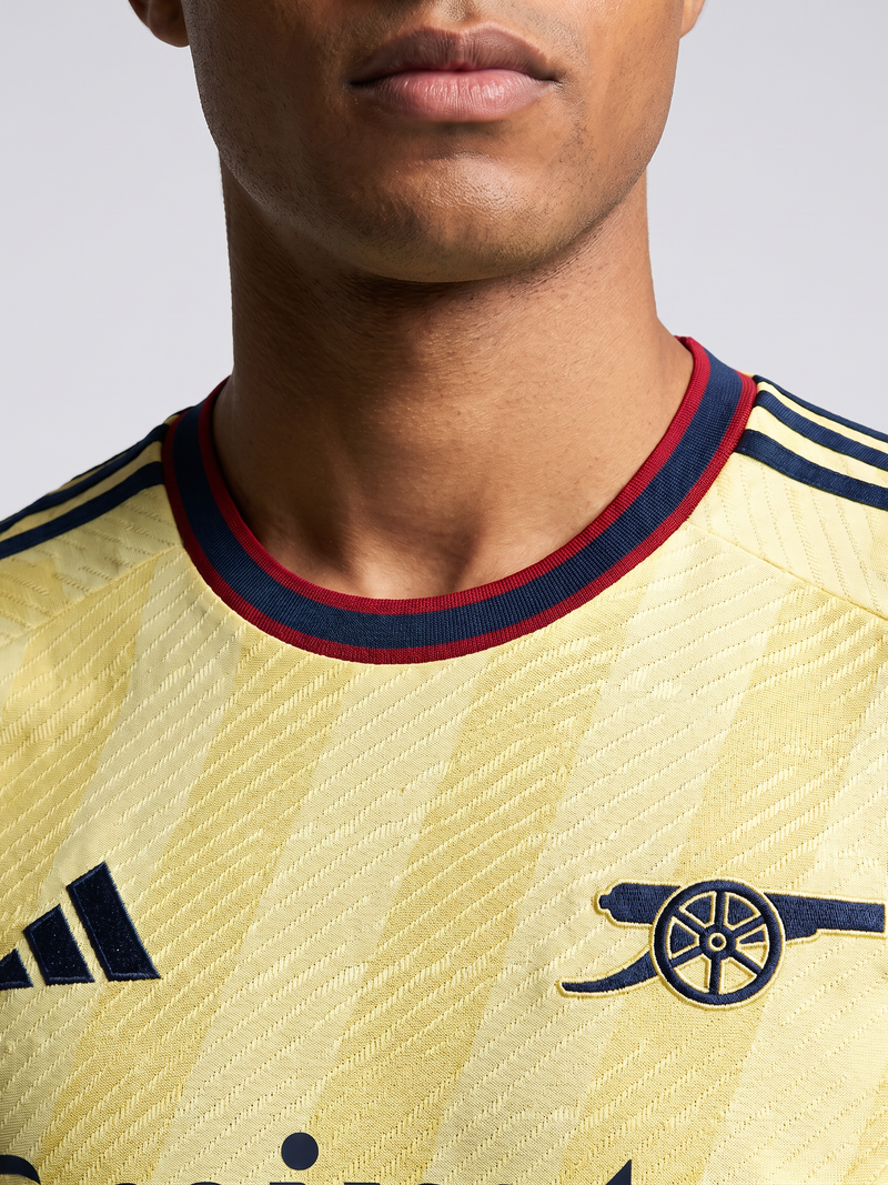 Arsenal Away Kit 24/25 - Gold & Bordeaux Player Version - Image 3