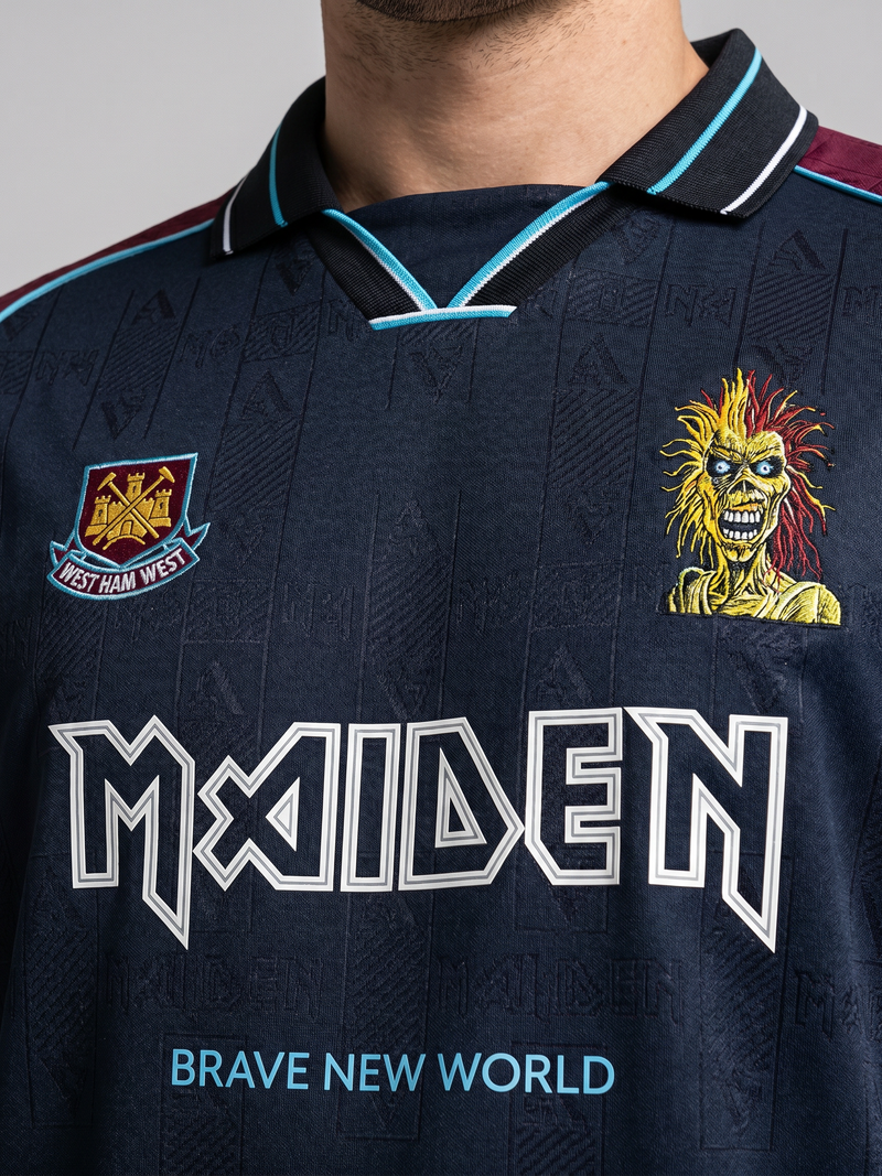 Iron Maiden x West Ham United 'Brave New World' Football Shirt - Image 2