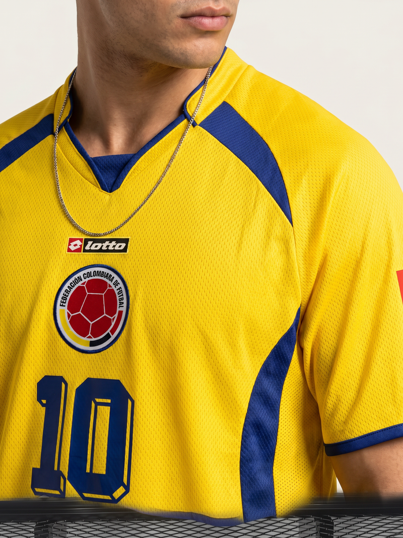 Colombia Home Retro ~1994 — The Cafetero 90s Yellow - Image 3