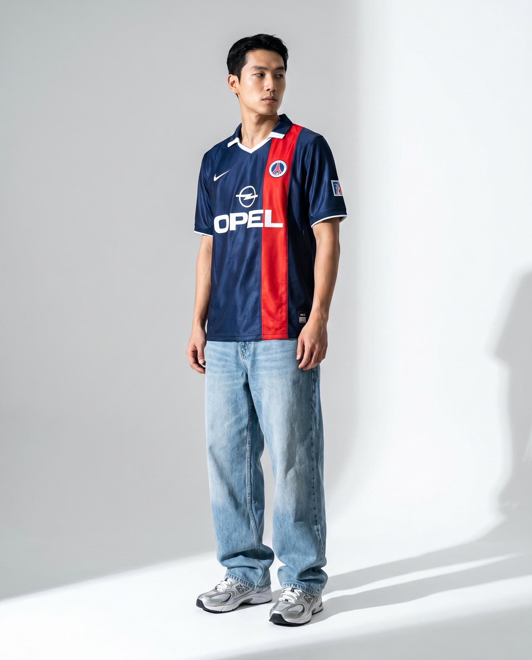 PSG 2001/02 Home Retro — Navy, Red Stripe, and Early 2000s Attitude - Gallery 1