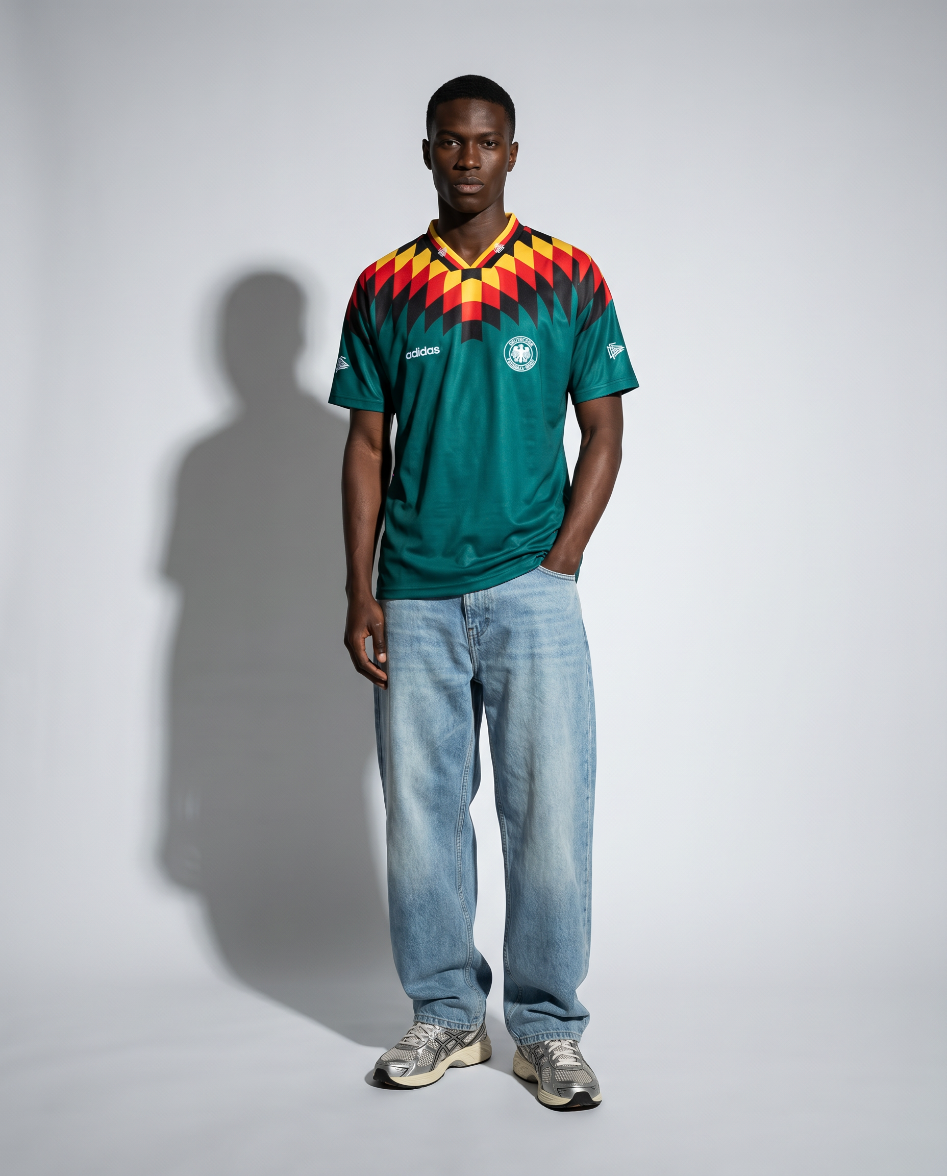 Germany 1994 Away Retro — Iconic Zigzag WC USA - Gallery 3