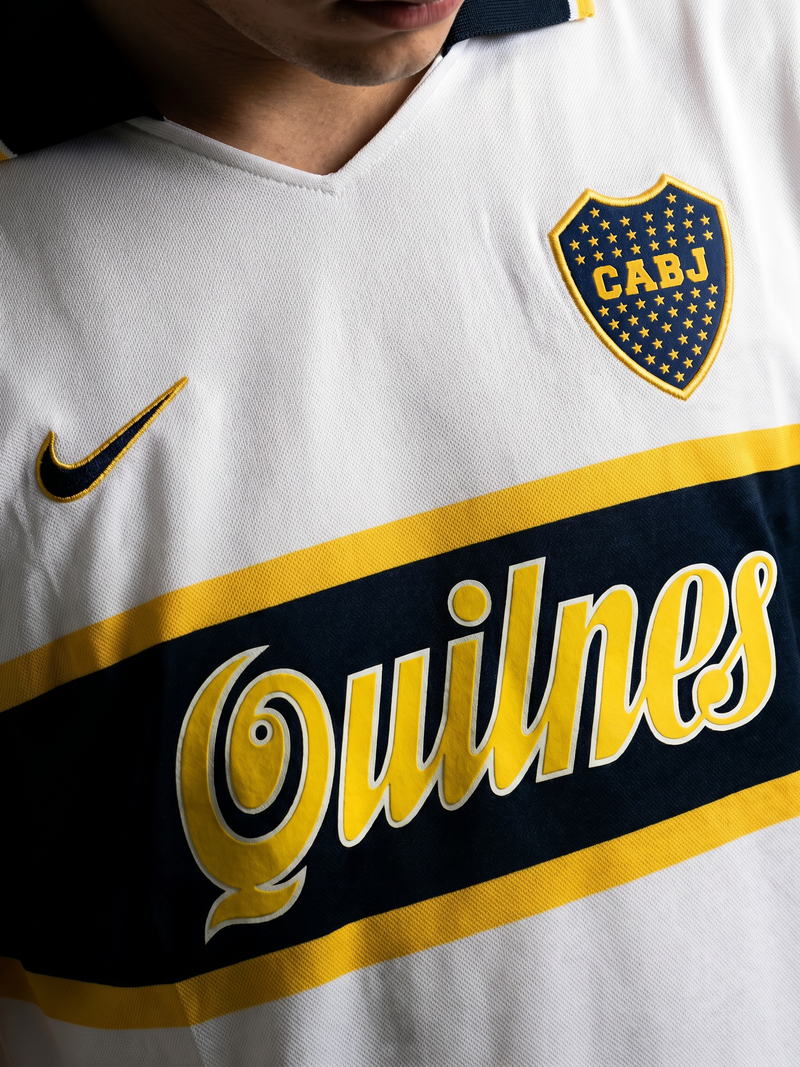 Boca Juniors 97/99 Auswärts Retro — Das Xeneize Weiß - Image 1