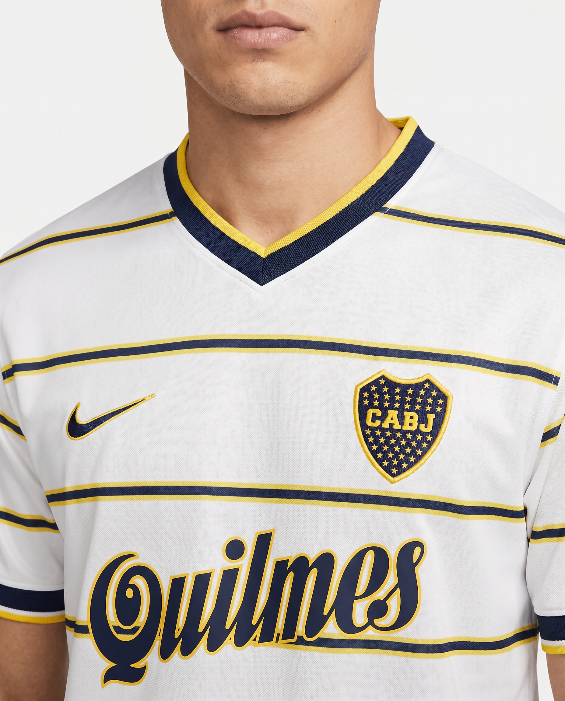 Boca Juniors 1999 Auswärts Retro – Quilmes Ära La Bombonera Legende - Gallery 3