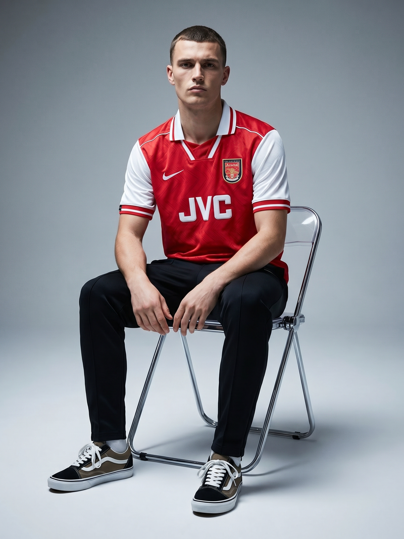 Arsenal 96/97 Home Retro — The Double Dream in Red & White - Image 5