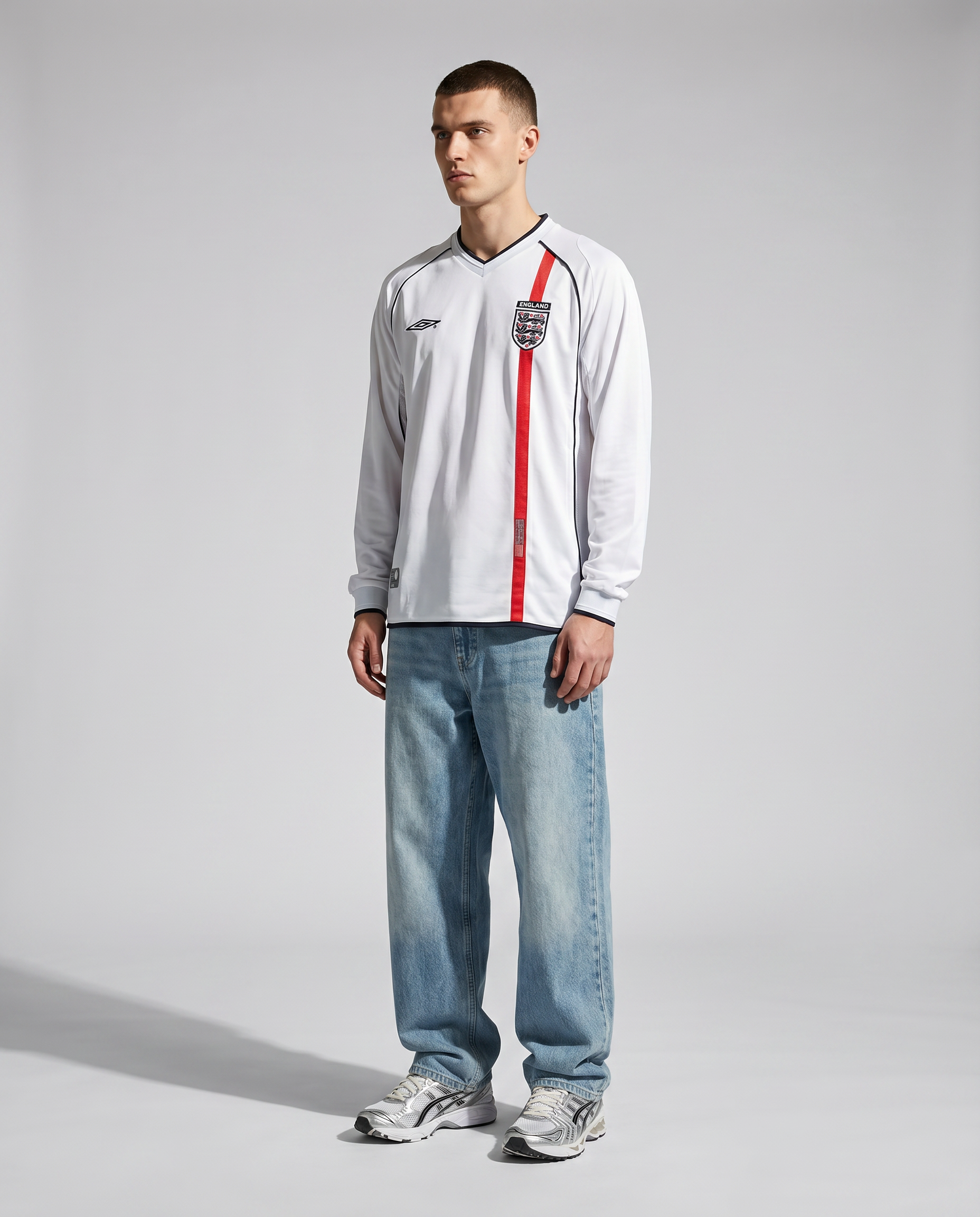 England 2002 Home Retro — Long Sleeves for Japan and Korea - Gallery 3