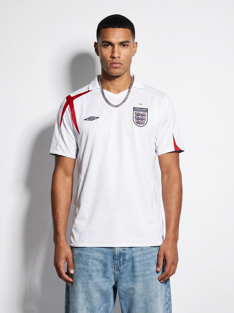 England 2006 Home Retro — The St George's Cross at Germany 06 - Image 4