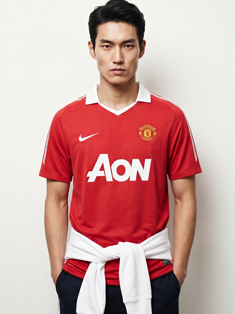 Manchester United 2010/11 Home Retro Jersey — Red Army Champions - Image 1