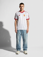 Manchester United Auswärtstrikot Retro 1990/91 – Der weiße Adidas-Klassiker - Thumbnail 4