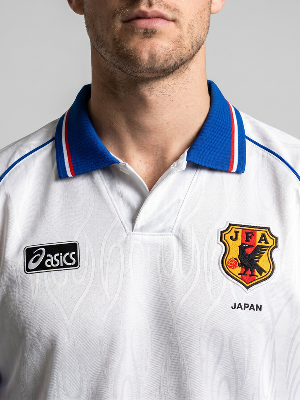 Japan 1998 Away Retro — Iconic Flame Kit WC France - Secondary