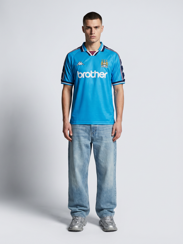 Manchester City 97/98 Home Retro — The Sky Blue Legend - Secondary