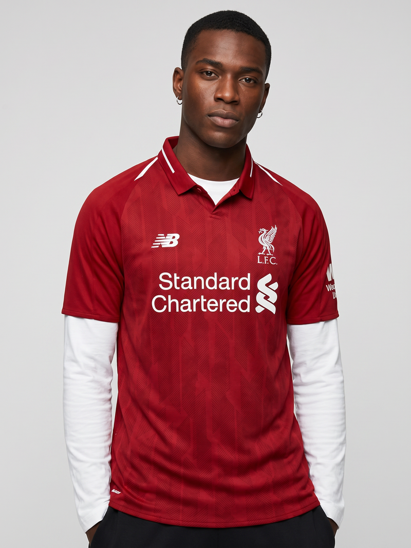 Liverpool 18/19 Home Retro Jersey — The Anfield Road to Madrid - Image 1