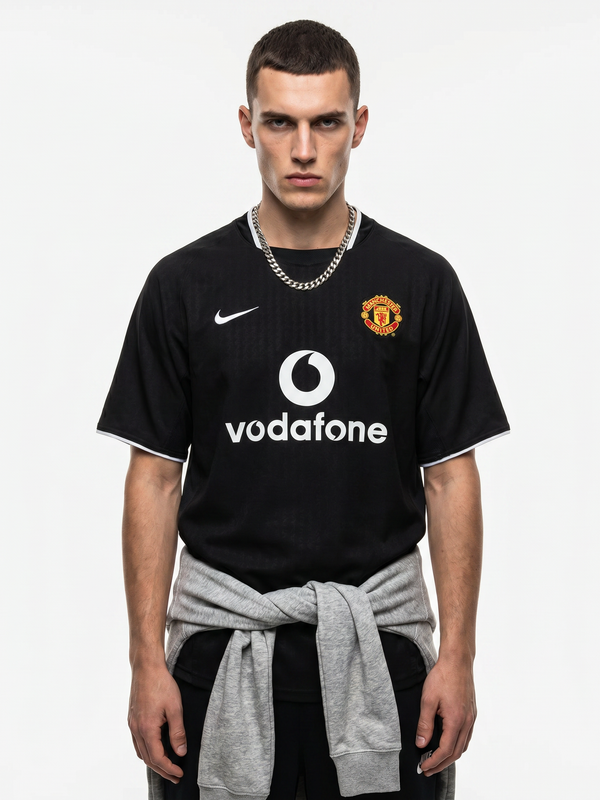 Manchester United 2003/05 Third Retro Jersey — Black Devils