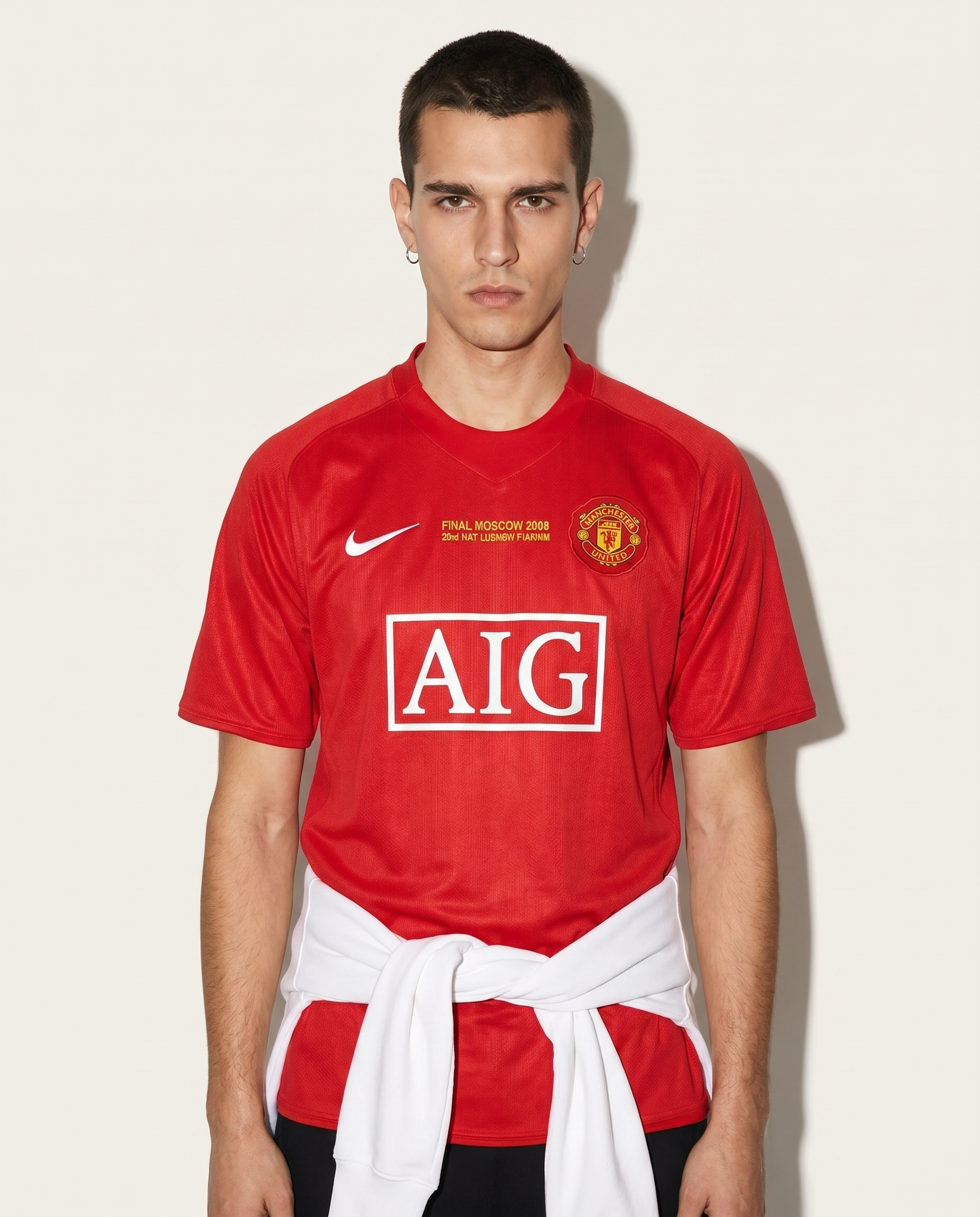 Manchester United 2007/08 Home Retro Jersey - Moscow Final - Gallery 1