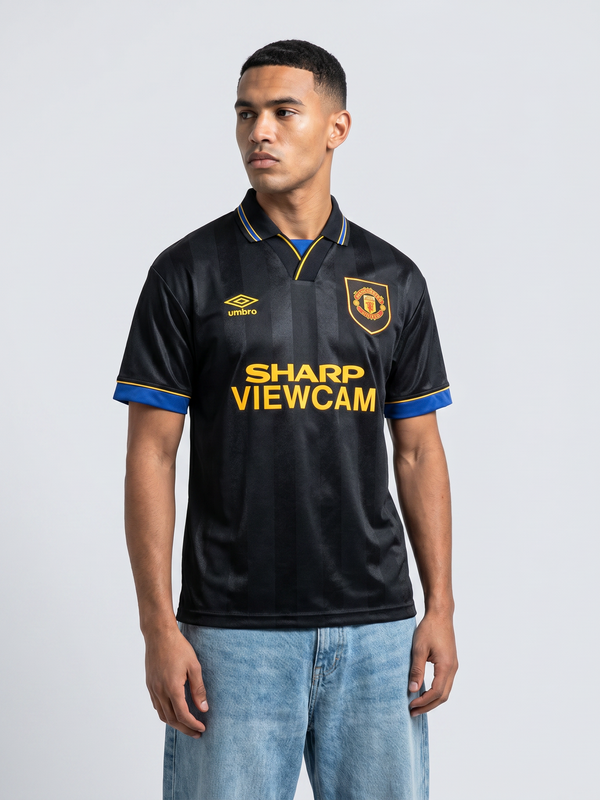 Manchester United 1993/95 Away Retro Jersey - The Double Winners - Secondary