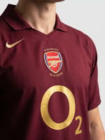 Arsenal 2005/06 Highbury Retro - Despedida Redcurrant - Thumbnail 2