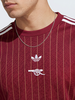 Arsenal Originals Pinstripe Shirt - Burgundy Heritage - Thumbnail 1
