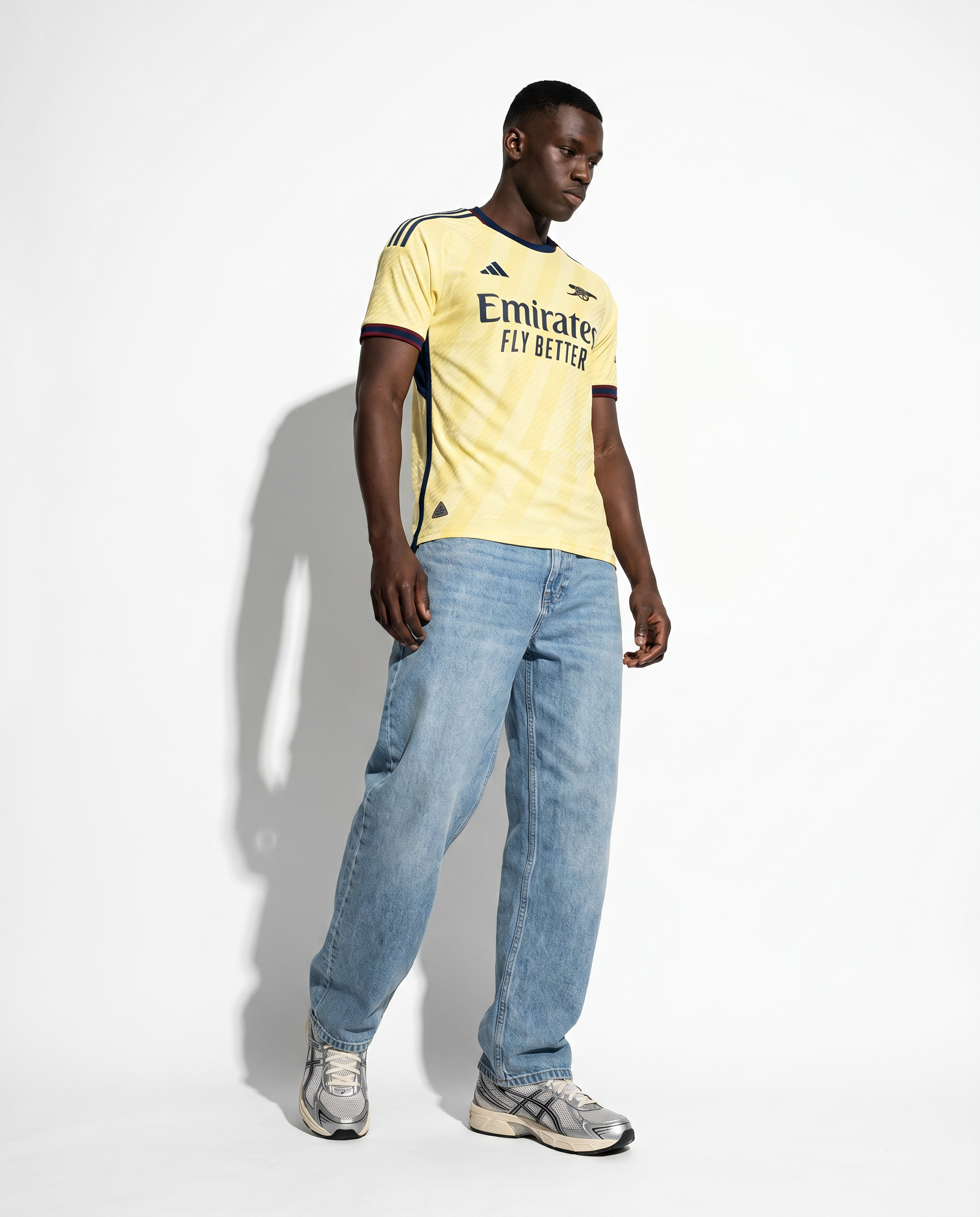 Arsenal Away Kit 24/25 - Gold & Bordeaux Player Version - Gallery 1