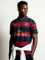 Arsenal Retro Away Shirt 07/08 - Redcurrant Hoops Edition - Thumbnail 4