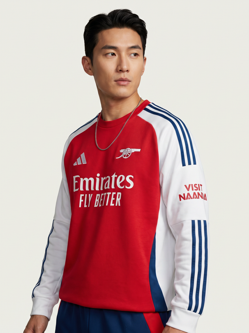 Arsenal Sweatshirt 24/25 - Red Home Matchday Edition - Image 1