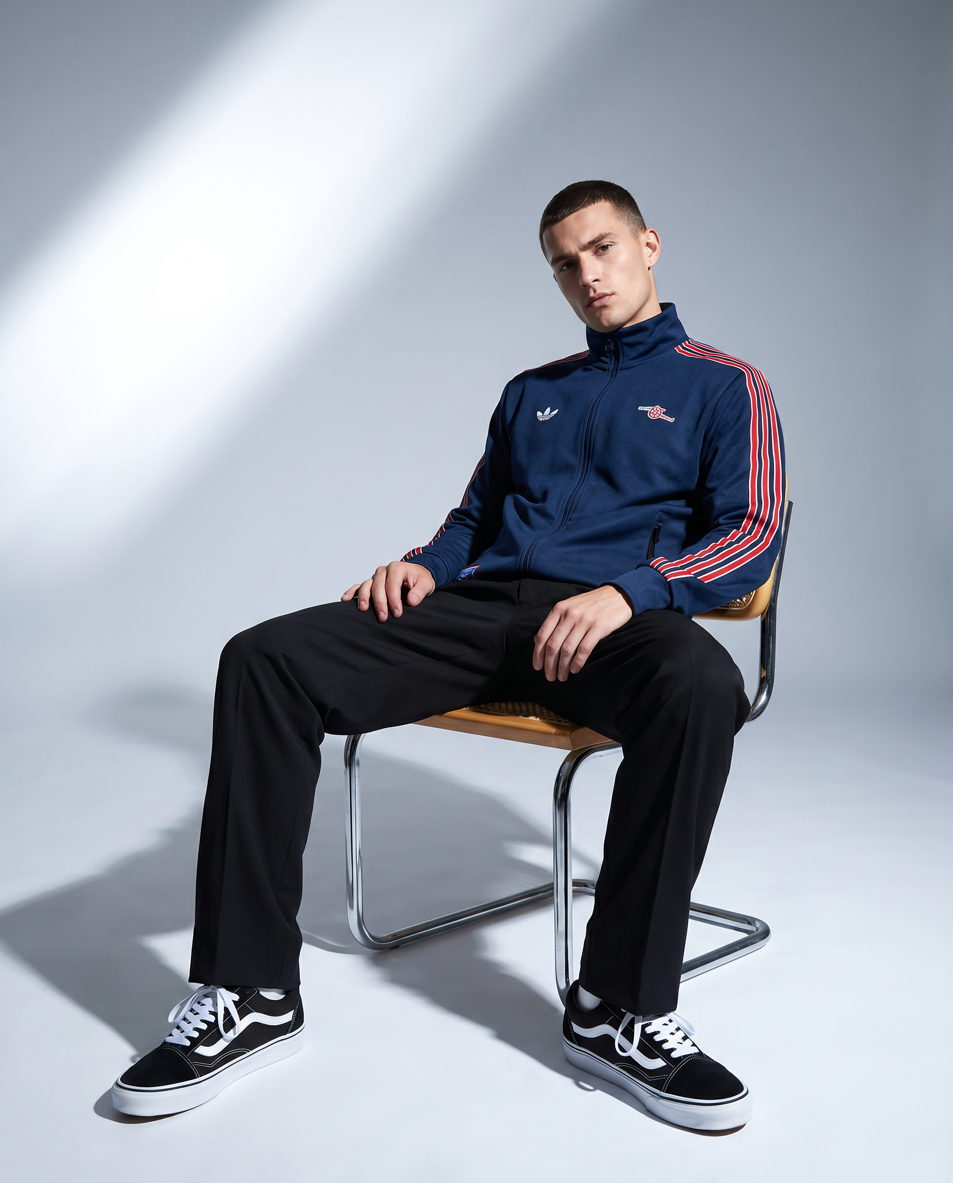 Arsenal Originals Track Jacket - Navy Eighties Edition - Gallery 2
