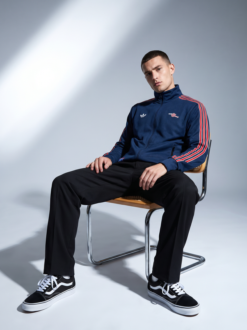 Arsenal Originals Track Jacket - Navy Eighties Edition - Image 2