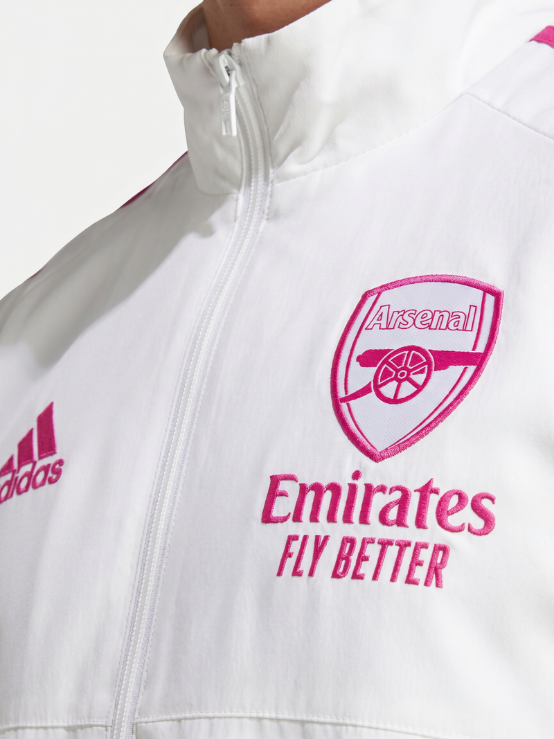 Arsenal Windbreaker - White & Pink Edition - Image 3