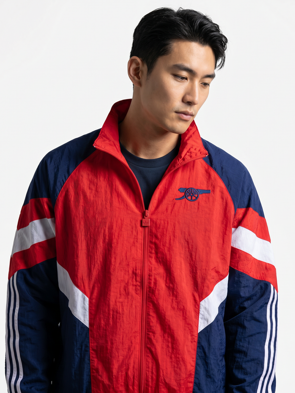 Arsenal Retro Track Jacket - Red & Navy Legends Edition - Secondary