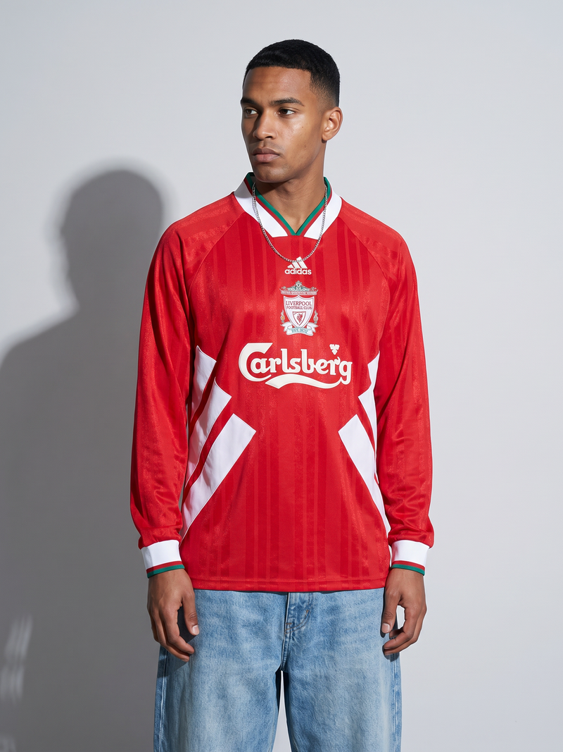 Camiseta Manchester United Retro Local Manga Larga 1993/94 - Image 1