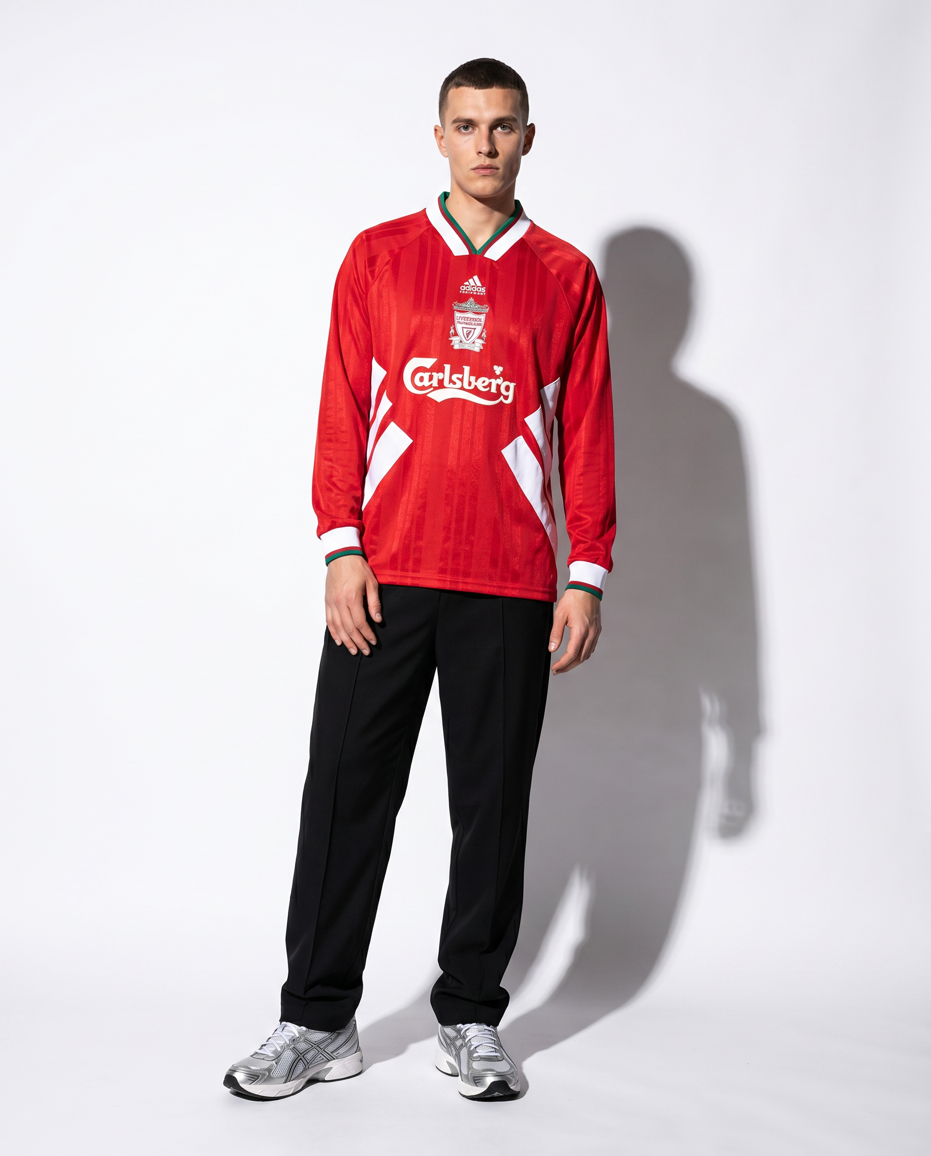 Camiseta Manchester United Retro Local Manga Larga 1993/94 - Gallery 2
