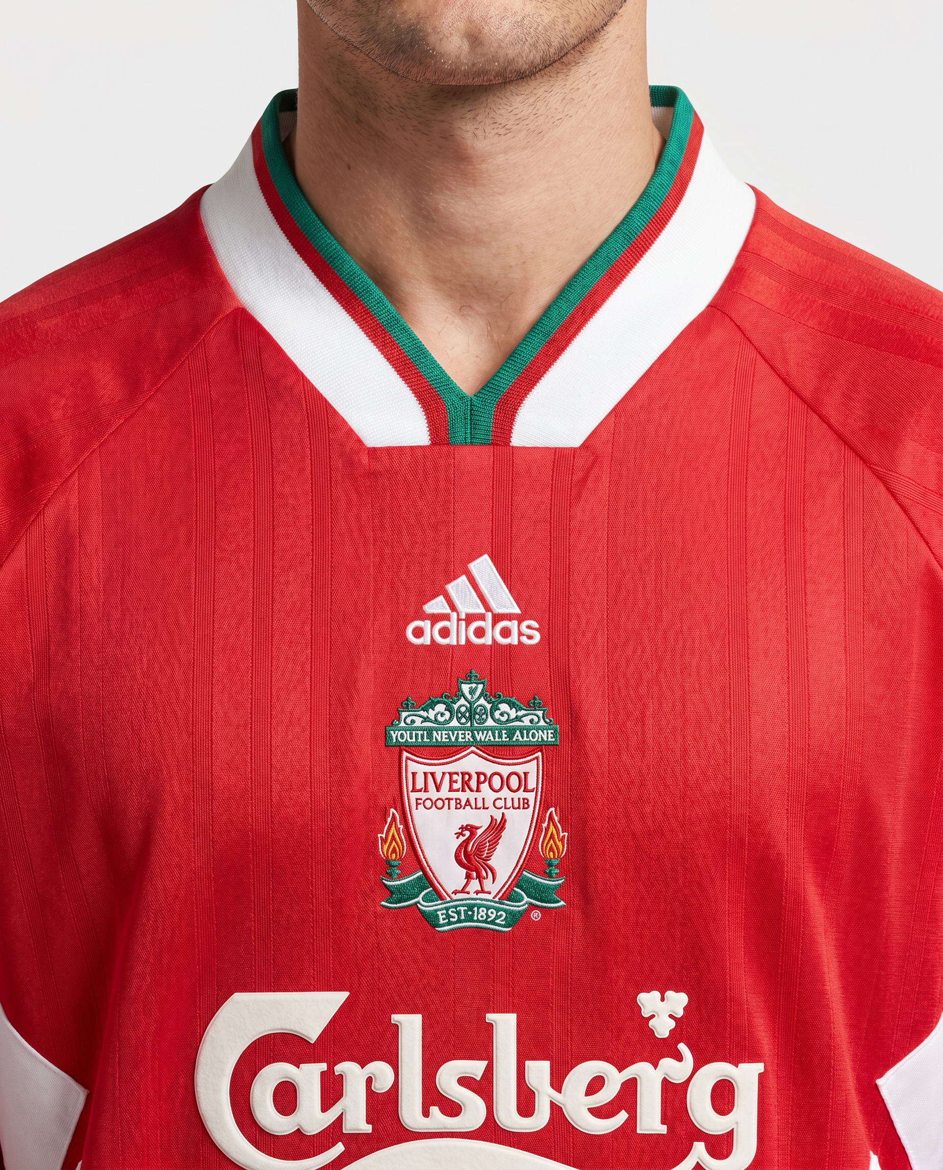 Camiseta Manchester United Retro Local Manga Larga 1993/94 - Gallery 3