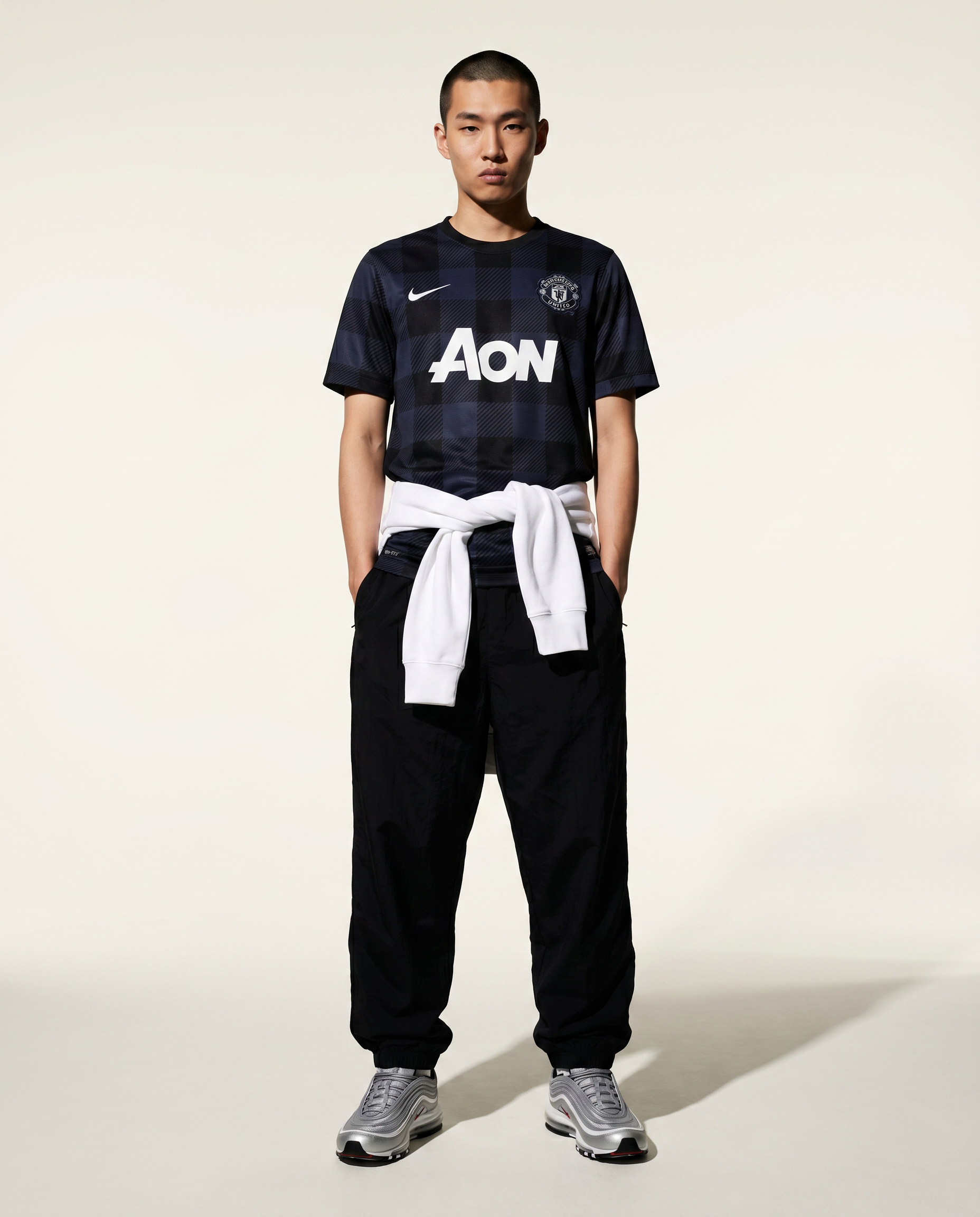 Camiseta de visitante del Manchester United 2011/12 Azul marino - Gallery 3