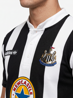 Newcastle United Home Vintage Retro Shirt - Thumbnail 2