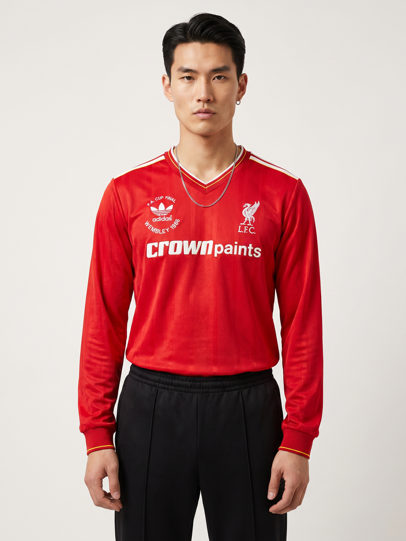 Camiseta Retro de Manga Larga del Liverpool Local 1985/87 - Image 1