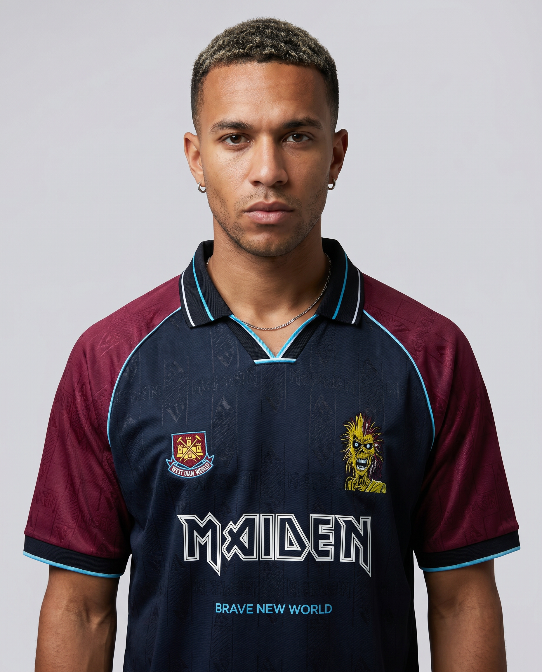 Iron Maiden x West Ham United 'Brave New World' Football Shirt - Gallery 1