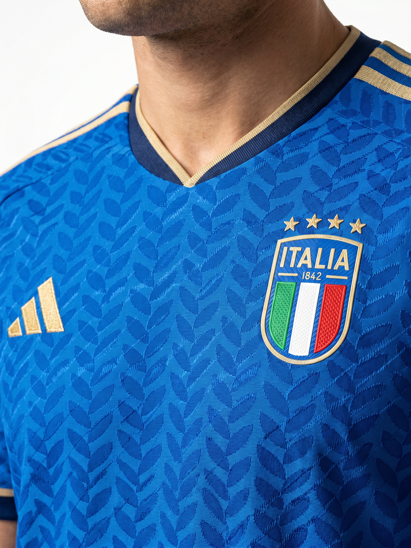 Italien Heimtrikot 24/25 – Azzurri-Blut ist blau - Image 2