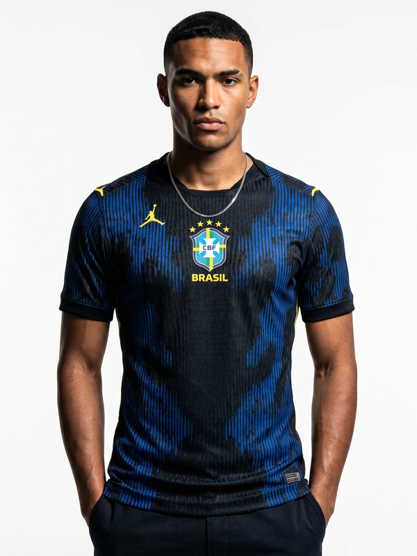 Brazil 25/26 Away Jersey — Midnight In Rio