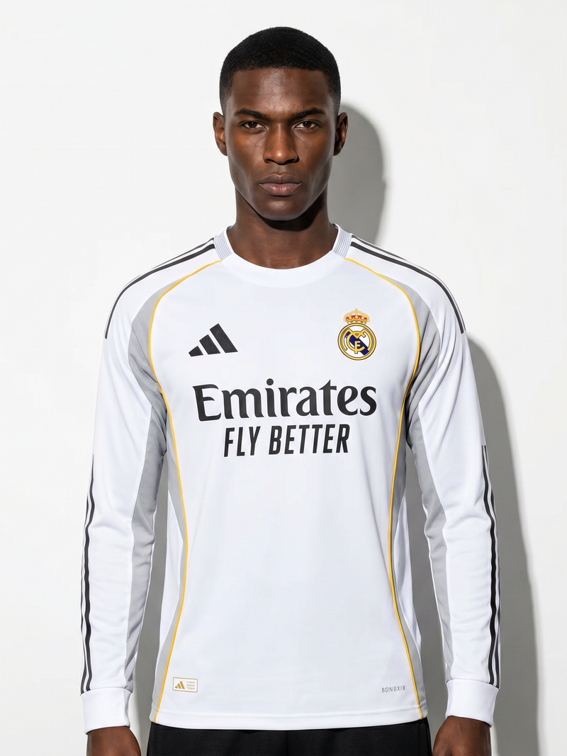 Real Madrid 25/26 Home Jersey — The White Royalty - Image 3