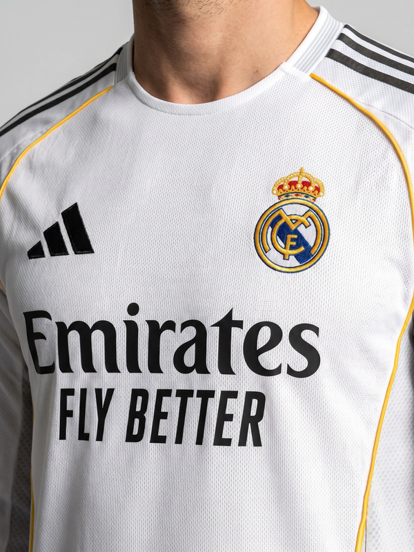 Real Madrid 25/26 Home Jersey — The White Royalty
