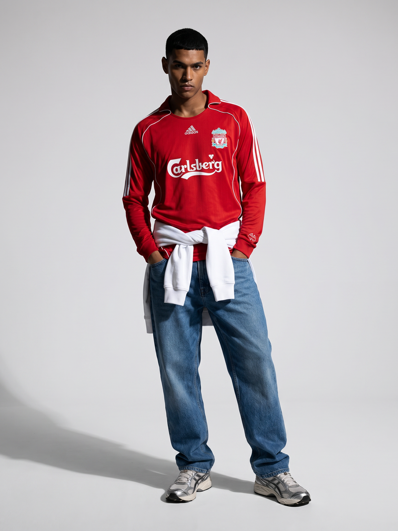 Liverpool Home Retro Long Sleeve Shirt 1993/95 - Image 2