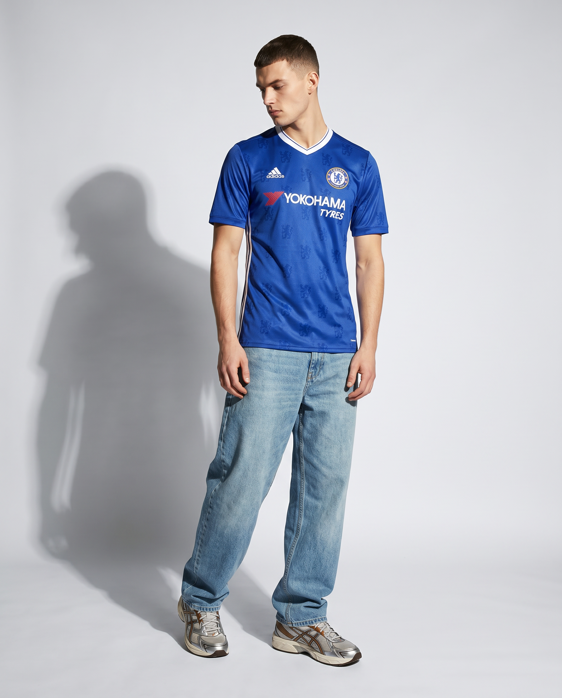 Camiseta retro de local del Everton - Gallery 1