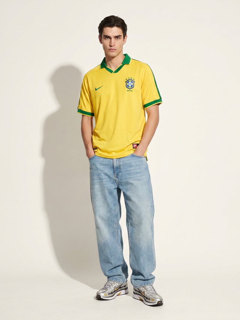 Brazil 1997 Home Retro Jersey — The Copa América Champions - Image 2