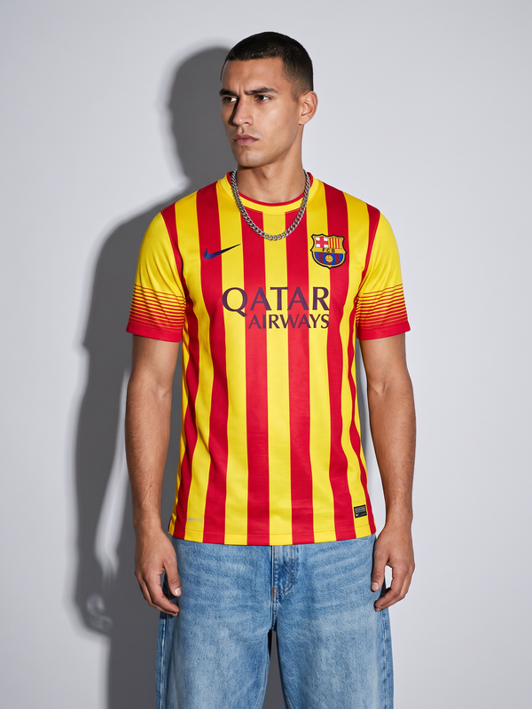 Barcelona 2013/14 Away Retro Jersey — The Senyera Classic